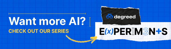 Degreed AI Experiments Blog Banner